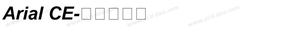 Arial CE字体转换